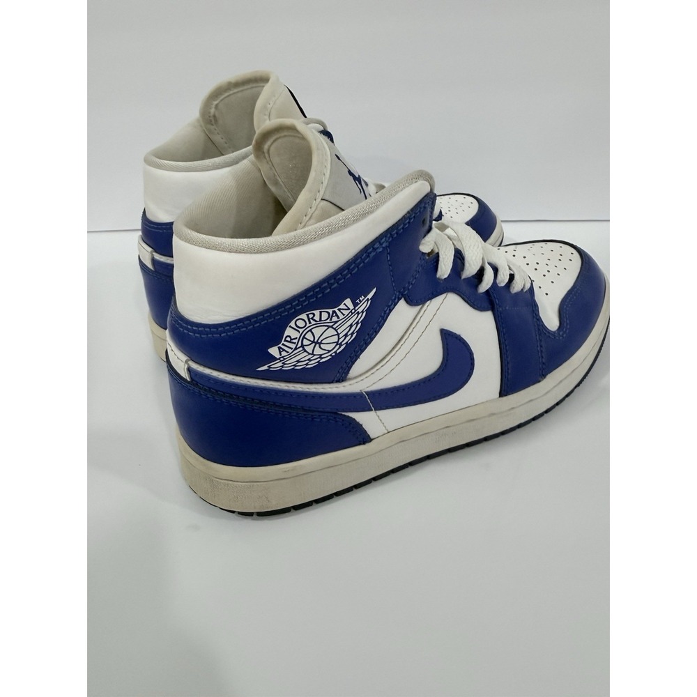 Air Jordan 1 Mid Kentucky Blue, Women's 7 - Picture 2 of 7